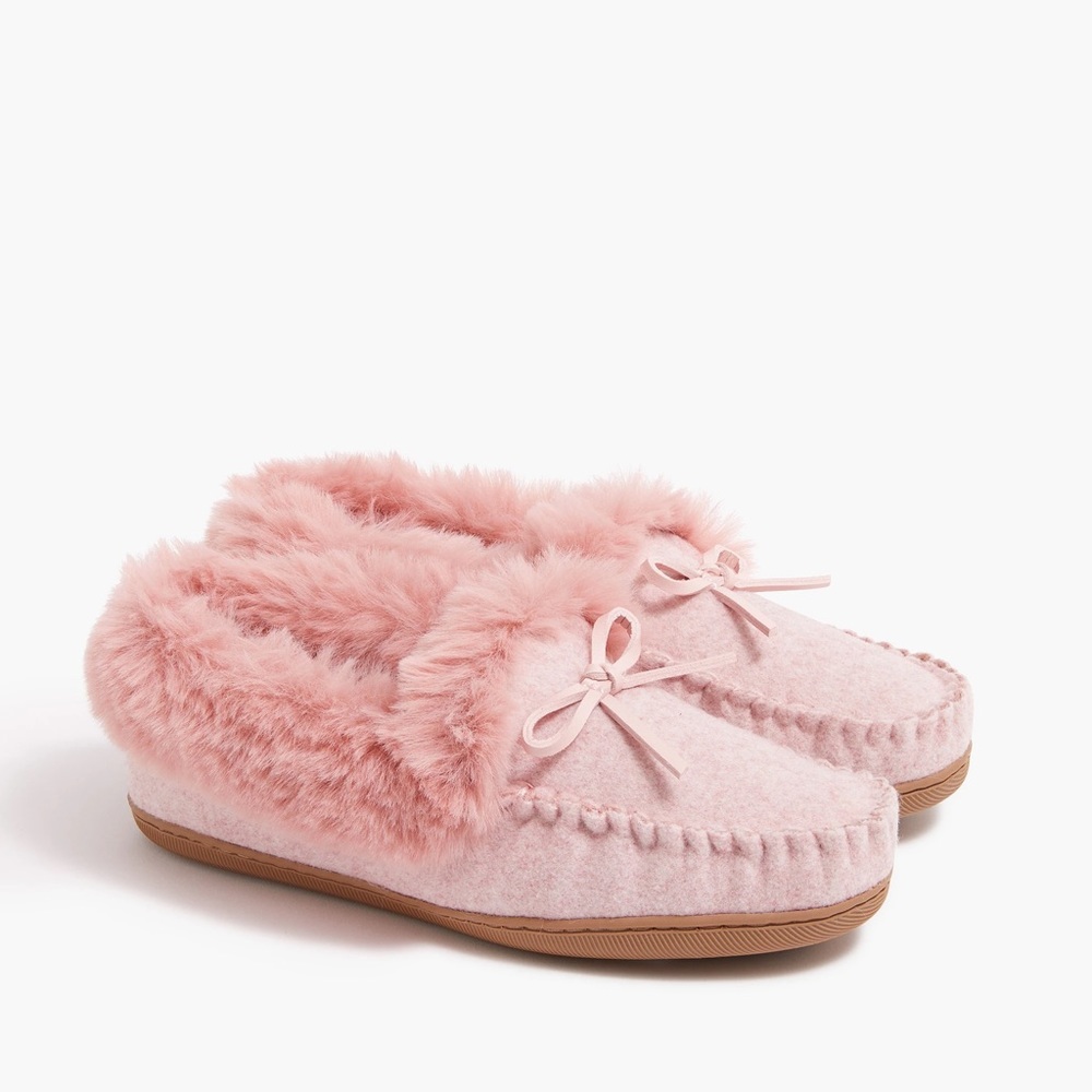 NWOT J CREW HEATHERED SLIPPER 8